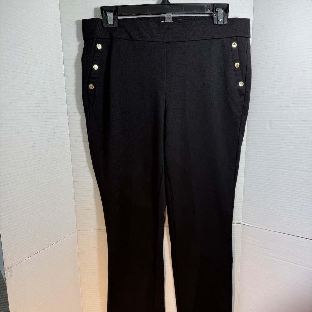 Anne klein black soft trousers size Medium